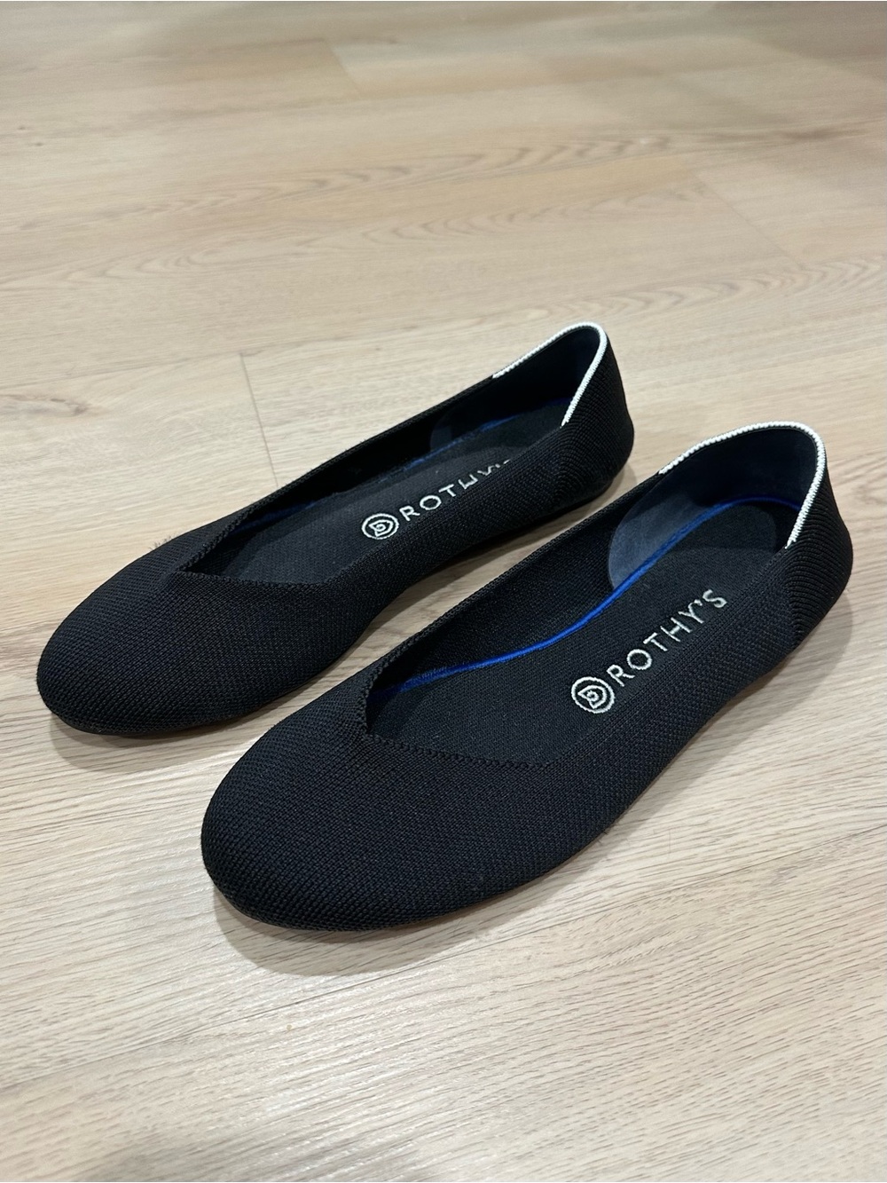 Rothy's The Flat Black Knit Shoes